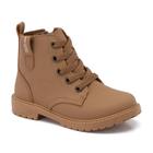 Bota Coturno Infantil Menino Klin Mini Rock 175 Marrom