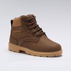 Bota Coturno Infantil Menino Pequito Adventure Marrom