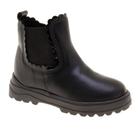 Bota Coturno Infantil Mini Sua Cia Elástico Preto 7046 00391