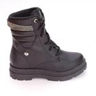 Bota Coturno Kidy Menina Preto Ref:363.0014