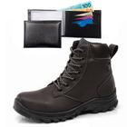 Bota Coturno Masculina Adventure Tratorada + Carteira Básica