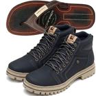 Bota Coturno Masculina Casual Cano Médio Com Solado Tratorado com Chinelo