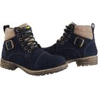 Bota Coturno Masculina Couro Macia Casual Conforto Dia a Dia