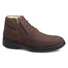 Bota Coturno Masculina Rafarillo Couro Zíper Conforto Casual