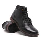 Bota Coturno Masculina Sapato Social Couro Palmilha em Gel (Ref:JO1000)