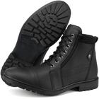 Bota Coturno Masculino Adventure Com Ziper Lateral e Cadarços