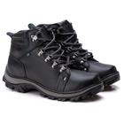 Bota Coturno Masculino Adventure Couro Palmilha em Gel