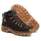 Bota Coturno Masculino Adventure em Couro Via Livre Café