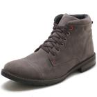 Bota Coturno Masculino Captain Casual Camurça Cinza