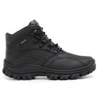 Bota Coturno Masculino Couro Militar Resistente Macia e Leve NL154