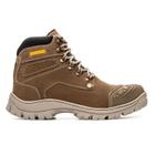 Bota Coturno Masculino Couro Mountain Seguranca Bico PVC