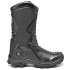 Bota Coturno Militar Masculina Tática Motoqueiro Tornado Couro Protetor De Marcha Forro Espumado