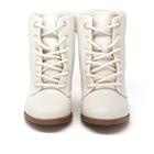 Bota Coturno Modare Feminina Branco/Off e Preto Ref:7078.103