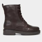 Bota Coturno Mooncity Tratorada Cano Curto Feminina