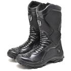 Bota Coturno Motociclista Militar Cano Longo Preta Tática Exercito - CMR SHOES