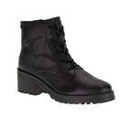 Bota Coturno Salto Grosso Feminino Bottero Couro 349101 Preto