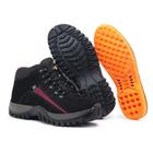 Bota Coturno Tênis Adventure Feminina Palmilha Gel - Preto