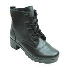 Bota Coturno Tratorado Casual Cano Curto Fg Feminino 2025