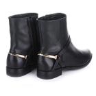 Bota Country Coturno Feminina Cano Medio Moda Evora