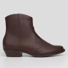 Bota Country Moleca Bico Fino Recortes Feminina