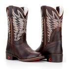 Bota Country Texana Masculina Rodeio Confortável Capelli