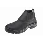 Bota Couro Bico Plástico Preto Safety Flex 11SFB48BP MARLUVAS