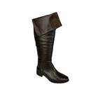 Bota Couro Café Cano Longo Over The Knee Feminina 