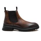 Bota Couro Democrata Masculina Garage Eron Cano Curto 528103