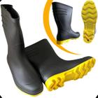 Bota De Borracha Pvc Galocha Motoqueiro Chuva Vonder