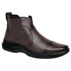 bota de couro social ortopedica masculina botina conforto 37 ao 44