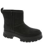 Bota de moda feminina UGG Ashton de couro preto impermeável 6.5