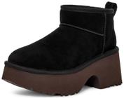 Bota de moda feminina UGG Classic Ultra Mini New Heights preta