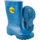 Bota de PVC Cano Médio Infantil Azul c/Forro N28/29 Vonder