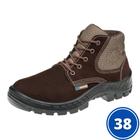 BOTA DE SEGURANÇA Nº38 NUBUCK MARROM CAFÉ MARLUVAS