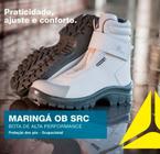 Bota de Segurança Térmica Delta Plus Maringá SB SRC Hidrofugada, Impermeável Bico Composite CA 45650