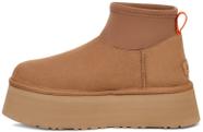 Bota Fashion UGG Classic Mini Dipper feminina, castanha, tamanho 11