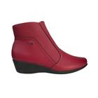 Bota Fem Confort Cano Curto Salto Embutido Piccadilly 143217