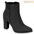 Bota Feminina Beira Rio Cano Curto Baixo Salto Médio 9043133