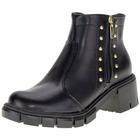 Bota feminina cano baixo moleca 5338109