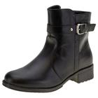 Bota feminina cano baixo mooncity - 72103