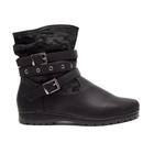 Bota Feminina Cano Baixo Mooncity Básica Moda 71124