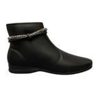 Bota Feminina Cano Curto Anabela Strass Beira Rio Conforto