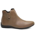 Bota Feminina Cano Curto Casual Moderna Leve Confortável FJ050