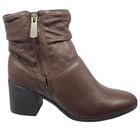 Bota Feminina Cano Curto Couro Burnish Bottero 346907-2