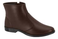 Bota Feminina Cano Curto Moleca Marrom