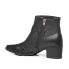 Bota feminina cano curto pegada soft touch