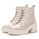 Bota Feminina Cano Médio Aproprie - 3750 - Off White