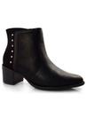 Bota Feminina Comfortflex Ankle Boot 23-92301 S/ Baixo Preto