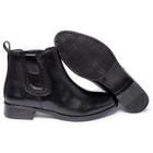 Bota Feminina Confort Couro Casual Linha Premium Cor Preto