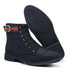 Bota Feminina Coturno Camurça - Jfstore